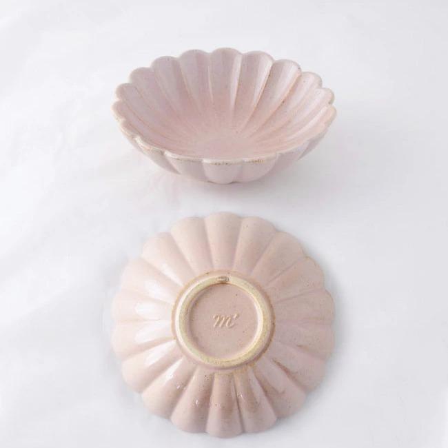 studio m'（スタジオエム） ブロッサム 4.5寸鉢 白 薄紅 紫 小鉢 小皿