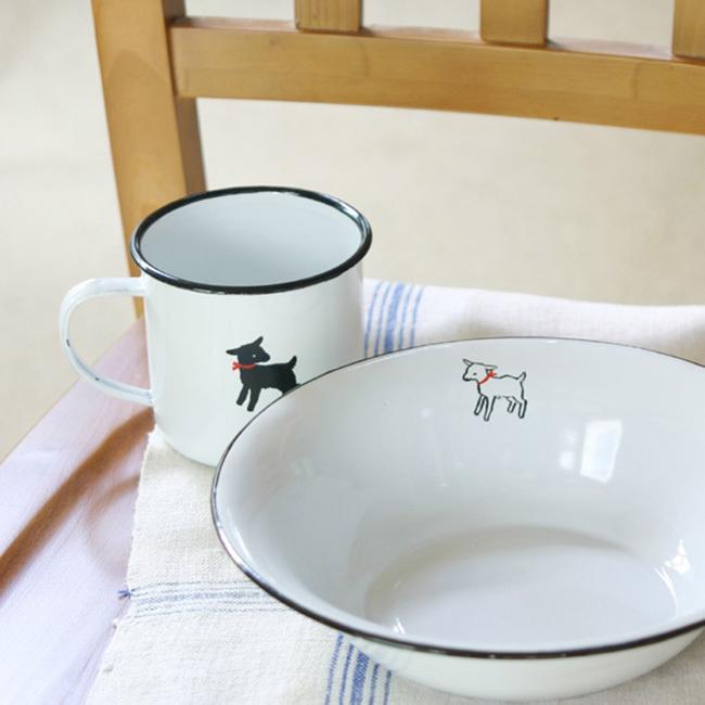 マグカップ フェイバリットマグ TE036W / ホーロー 琺瑯 マグ カップ