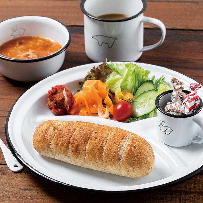 しろくま＆うさぎキャニスターセット TE755 / tete a ホーロー 琺瑯 2