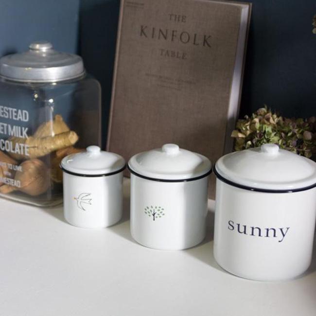 琺瑯保存容器 サニー キャニスターセット アクシス Axcis Te819 ホーロー 琺瑯 保存容器 キャニスター かわいい おしゃれ アンティーク 043 Te819 Se マガザン 通販 Yahoo ショッピング