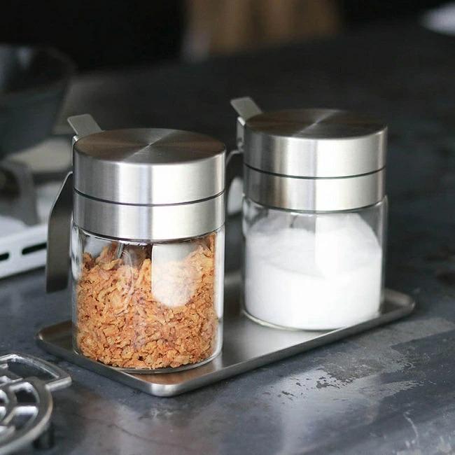 DULTON（ダルトン） スパイスジャー ウィズ スプーン SPICE JAR WITH