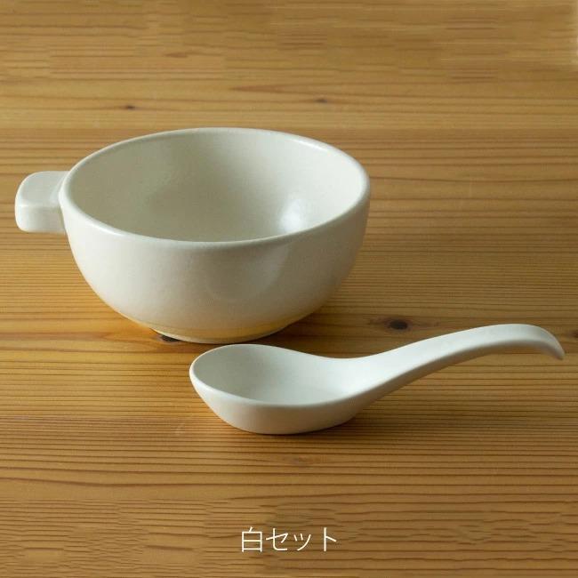 かもしか道具店 とんすいとれんげのセット 白 黒 とんすい れんげ