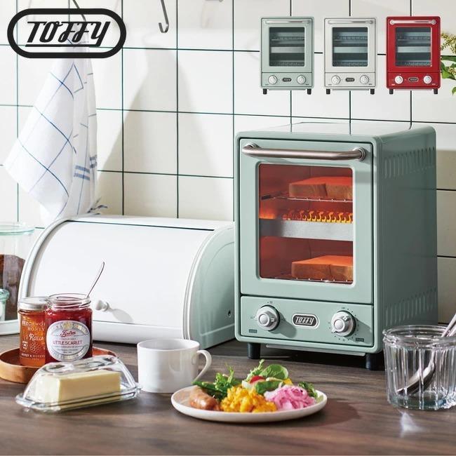 ギフト プレゼント ご褒美 Toffy トフィー オーブントースター K Ts4 縦型 トースター オーブン スリム 2段 家電 パン焼き器 焼きムラ 火力切替 時短 グラタン デザート 調理家電 おしゃれ