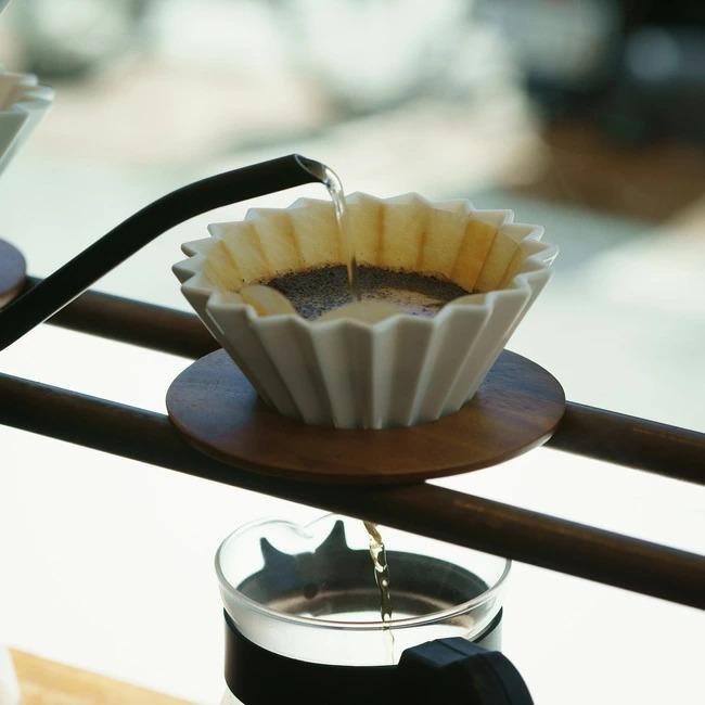 ORIGAMI オリガミ ドリッパー S 日本製 おうちカフェ コーヒードリッパー コーヒー ドリップ 1〜2杯用 バリスタ 陶磁器 磁器 コーヒー ティータイム おしゃれ｜semagasin｜08