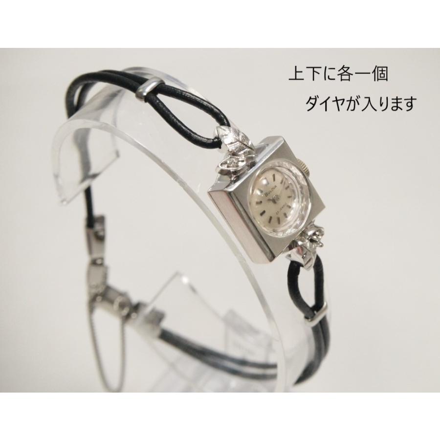BULOVA BULOVA【ブローバ】レディース 手巻き K14WGケース 2p BULOVA BULOVA【ブローバ】レディース 手巻き K14WGケース 2p