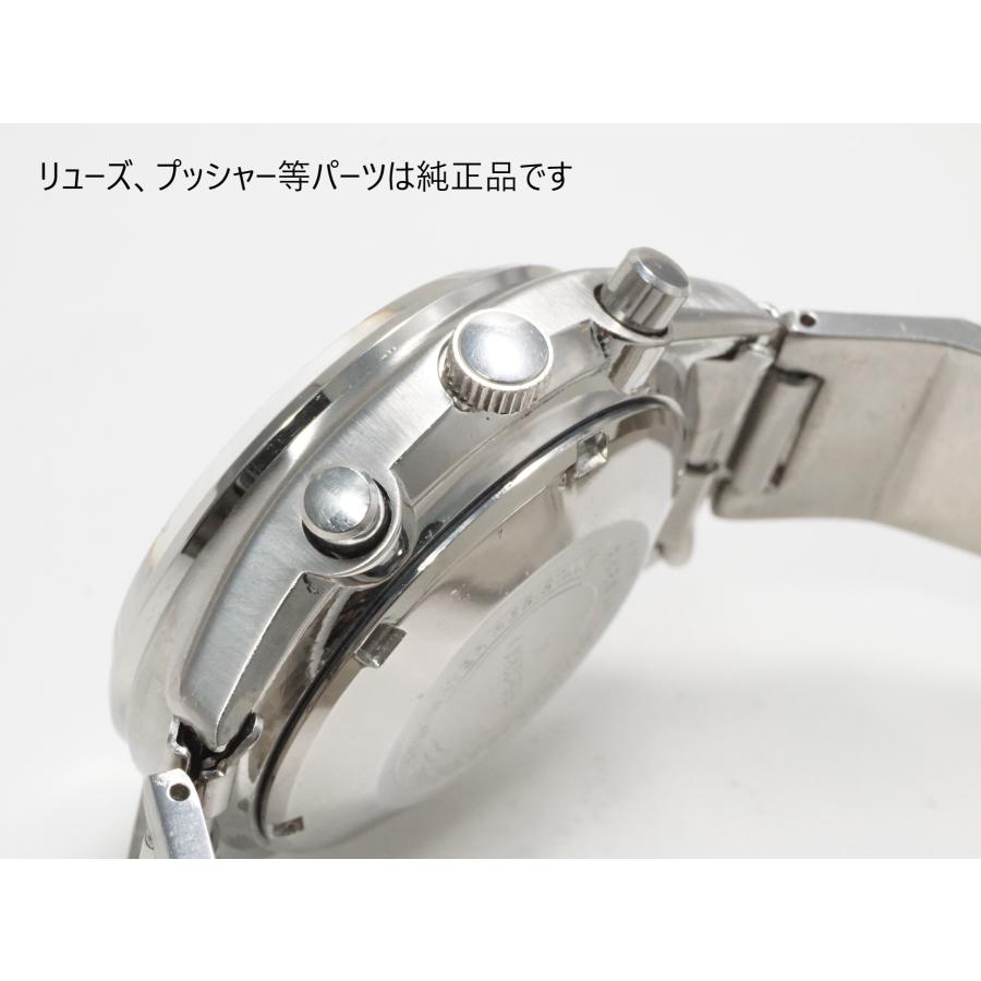 M*ギ様 SEIKO セイコー　6138-8000 クロノグラフ 自動巻き　ベビ セイコー クロノグラフ ベビーパンダ 国内仕様 6138-8000 6138B