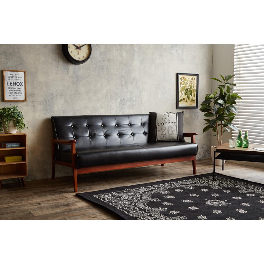 男前！ NEW RETRO オリジナル 3人掛けソファ-