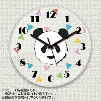 Myclo マイクロ 壁掛け時計 アクリル素材 クリア 丸型 23cm パンダ カラフル Com1429 Ab Semins 生活雑貨ショップ 通販 Yahoo ショッピング
