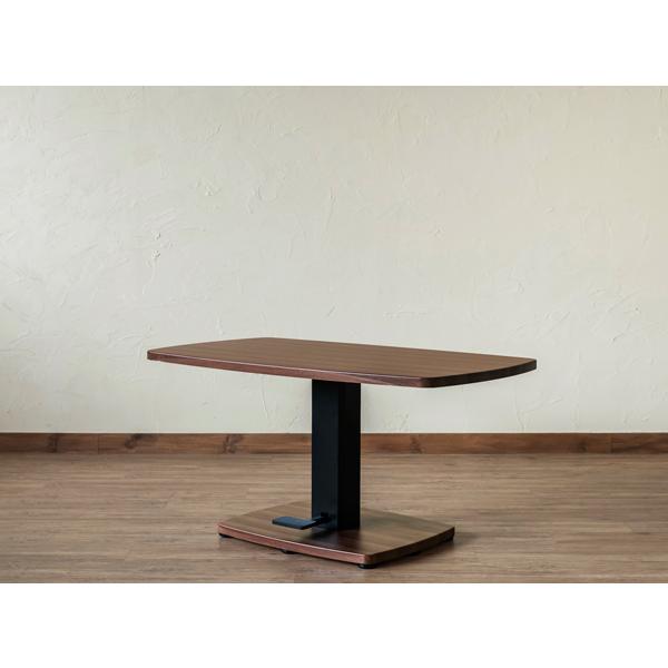 昇降式　ダイニング、センターテーブル 105cm✕60cm✕58〜72cm サカベ 昇降式 ダイニングテーブル センターテーブル フット