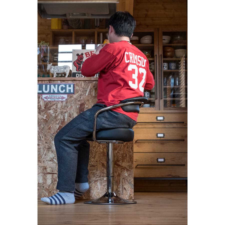 Joel　ダイニングバーチェア　BK　台数限定特価　高級感(N) サカベ ダイニングバーチェア カウンターチェア バーチェア Joel BK/BR