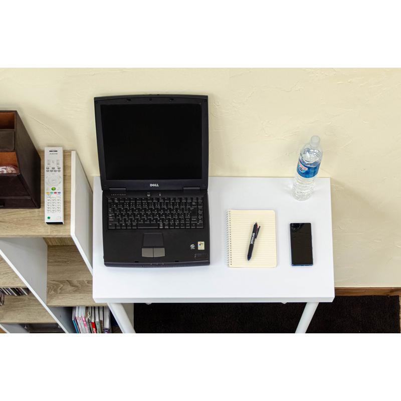 サカベ フリーテーブル パソコンデスク 作業台 75×45 BK/WH 送料