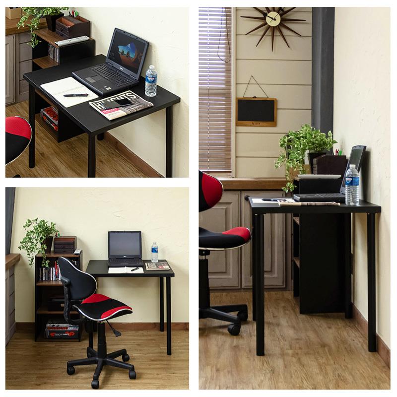 【新品・送料無料】フリーテーブル　75×60　BK/WH フリーテーブル 75×60 BK/WH 家具 インテリア デスク 机 フリー