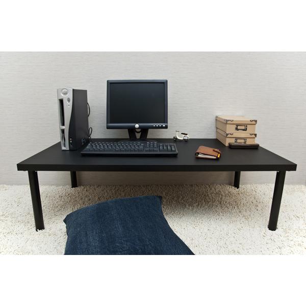 サカベ ローテーブル 120cm×60cm 120cm幅 奥行60cm BK/WH 送料無料