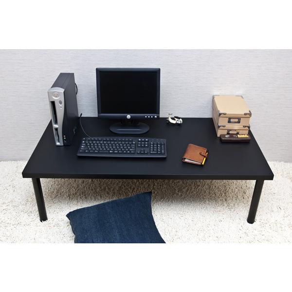 サカベ ローテーブル 120cm×60cm 120cm幅 奥行60cm BK/WH 送料無料