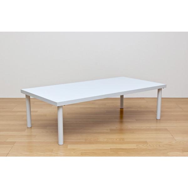 サカベ ローテーブル 120cm×60cm 120cm幅 奥行60cm BK/WH 送料無料