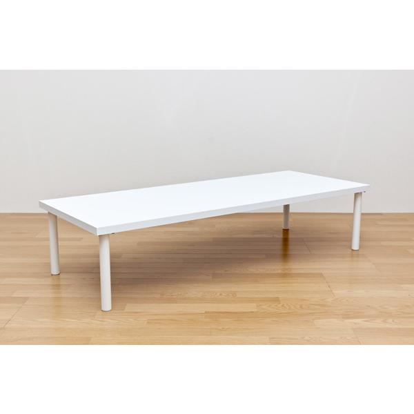 フリーローテーブル　150×60　ホワイト サカベ フリーローテーブル シンプルテーブル センターテーブル 150cm