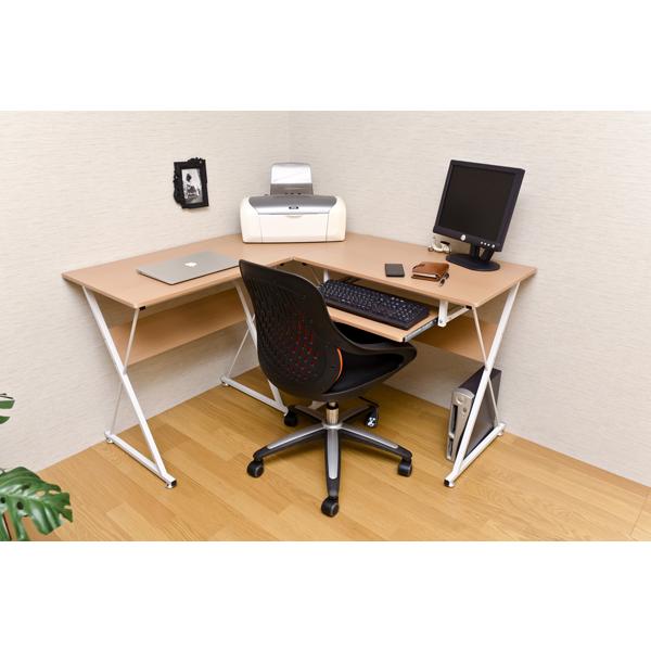 サカベ コーナーPCデスクセット NA/WAL 送料無料 ct1265 : Semins 生活