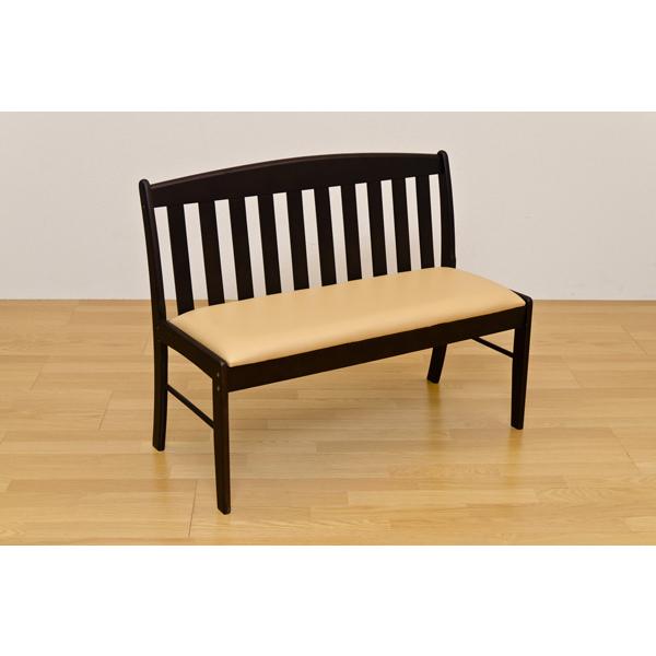 ダイニングベンチチェア（背あり）　DBR/LBR サカベ コローナ ダイニングベンチチェア 102（背あり） DBR/LBR 送料