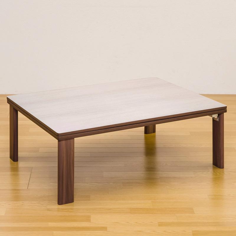 サカベ 折れ脚フラットヒーターコタツ こたつ 長方形 105×75 BR サカベ 折れ脚フラットヒーターコタツ こたつ 長方形 105×75 BR