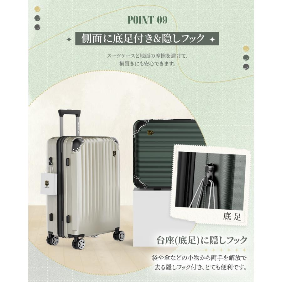 New Trip スーツケース キャリーケース 機内持ち込み PC100% 拡張機能