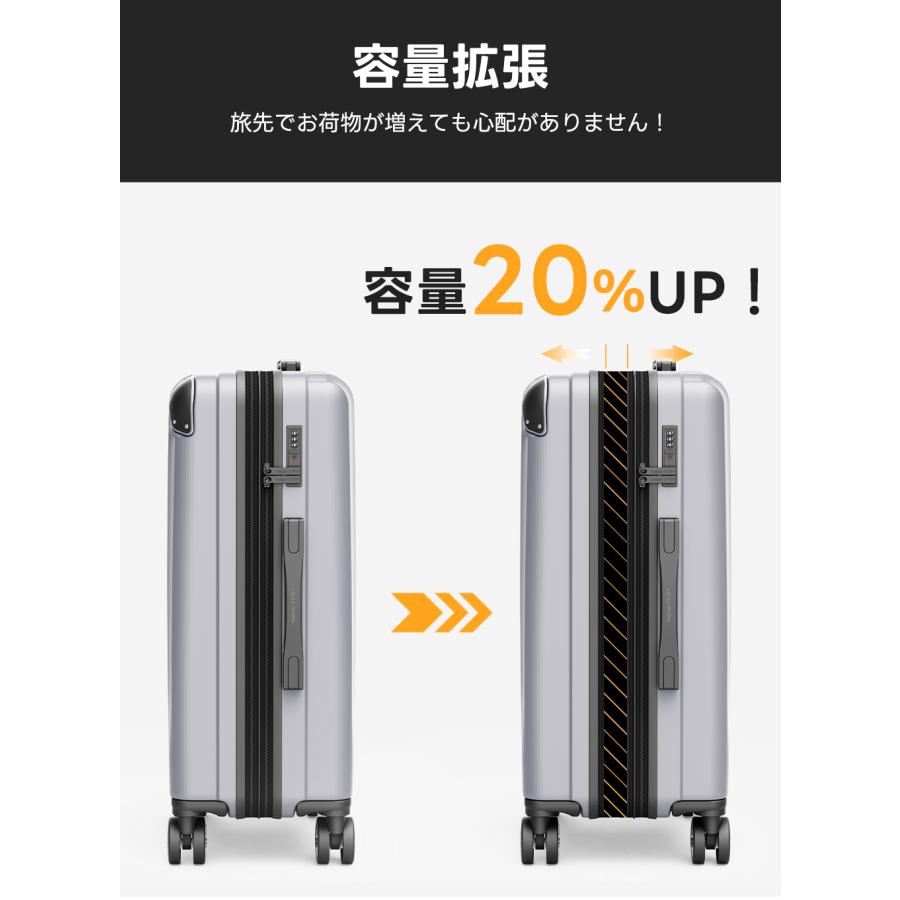 New Trip スーツケース キャリーケース 拡張機能 機内持ち込み 軽量