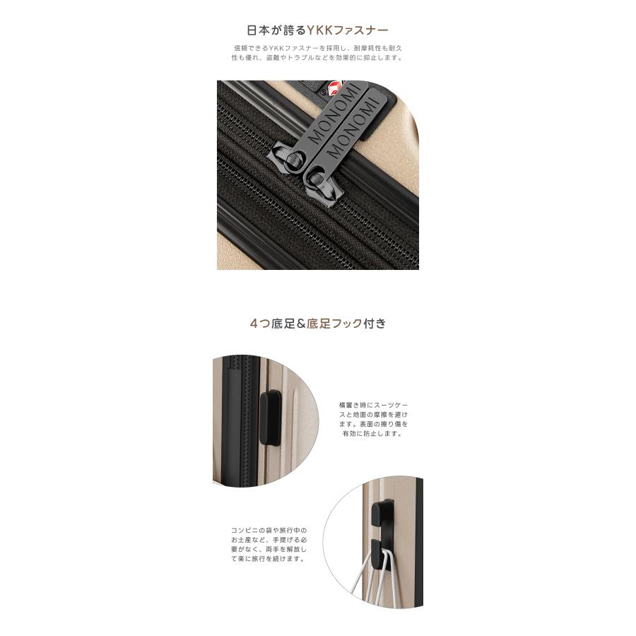 拡張機能付 ✨ スーツケース 隠しフック 静音 超軽量 耐衝撃 TSAロック 61RcIvWzBqL.jpg