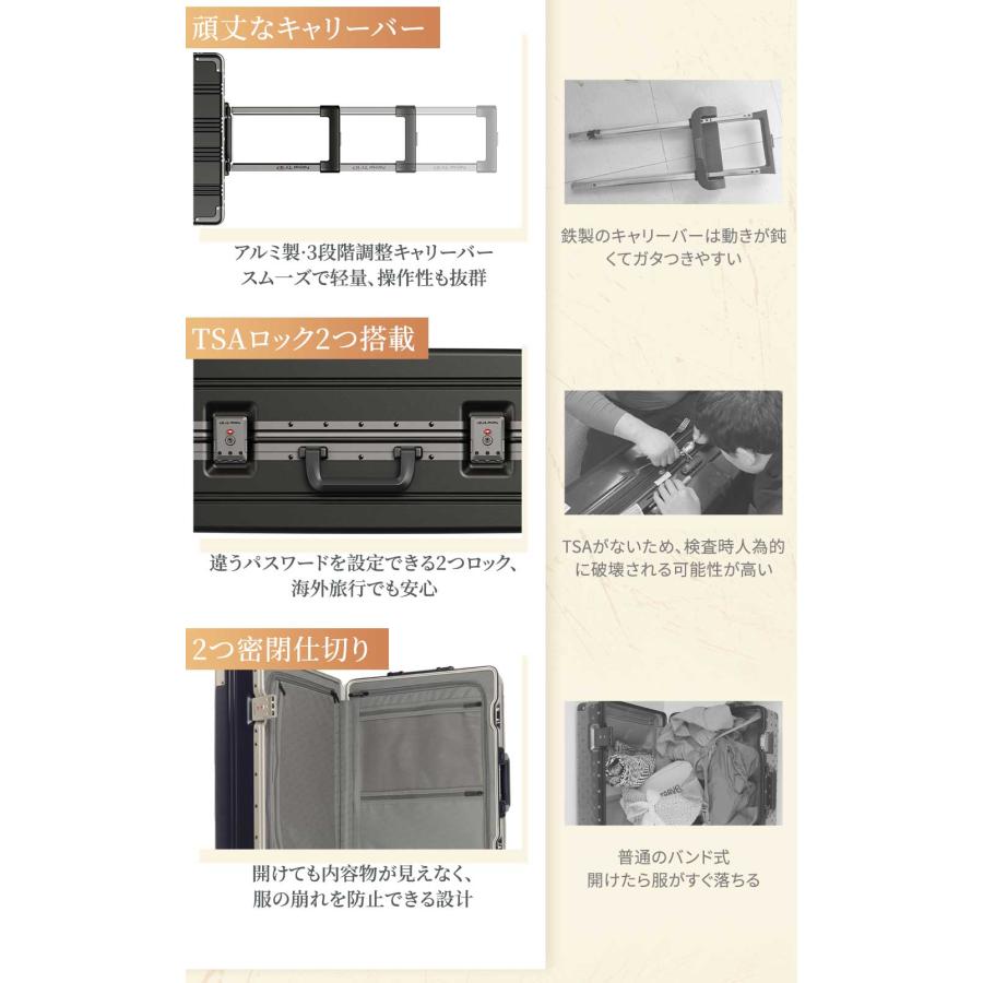 New Trip スーツケース キャリーケース アルミフレームタイプ キャリー