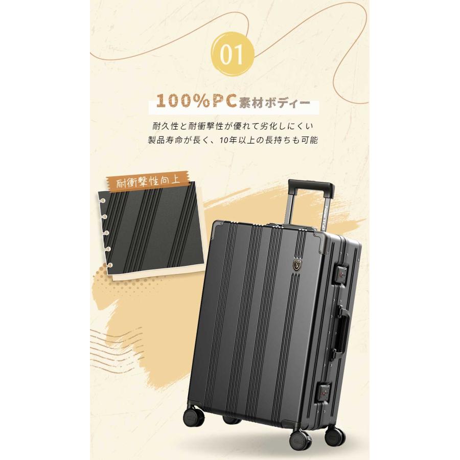 New Trip スーツケース キャリーケース アルミフレームタイプ キャリー