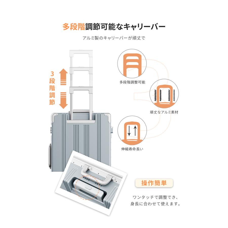 New Trip スーツケース キャリーケース アルミフレームタイプ キャリー