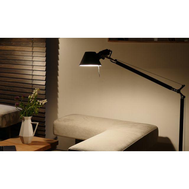 トロメオ リーディングフロアランプ ブラック Tolomeo Reading Floor