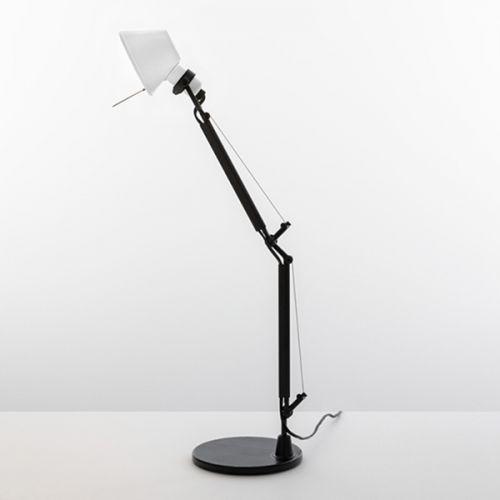 トロメオ マイクロ バイカラー テーブル ホワイト×ブラック Tolomeo 