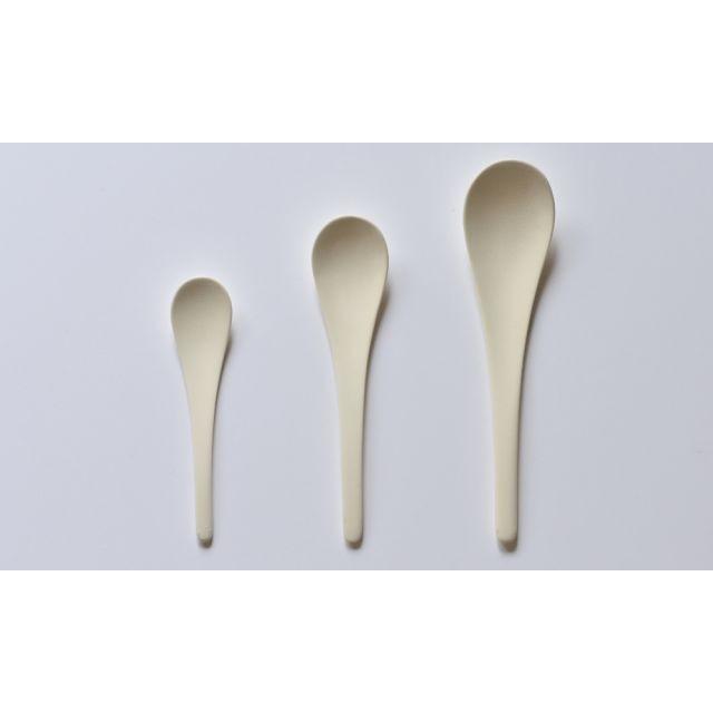 高品質】スプーンS やまほん陶房 食器、グラス、カトラリー スプーン スプーンM (やまほん陶房) 食器 かわいい 可愛い おしゃれ オシャレ シンプル ホワイト 白 陶器 和食器 和風雑貨 カレースプーン デザートスプーン ティースプーン