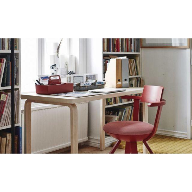 テーブル 80A アアルトテーブル ホワイトラミネート W120×D60×H72cm