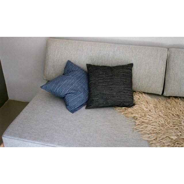 キャンバス クッションカバー 50×50cm RIVI ブラック Artek アルテック