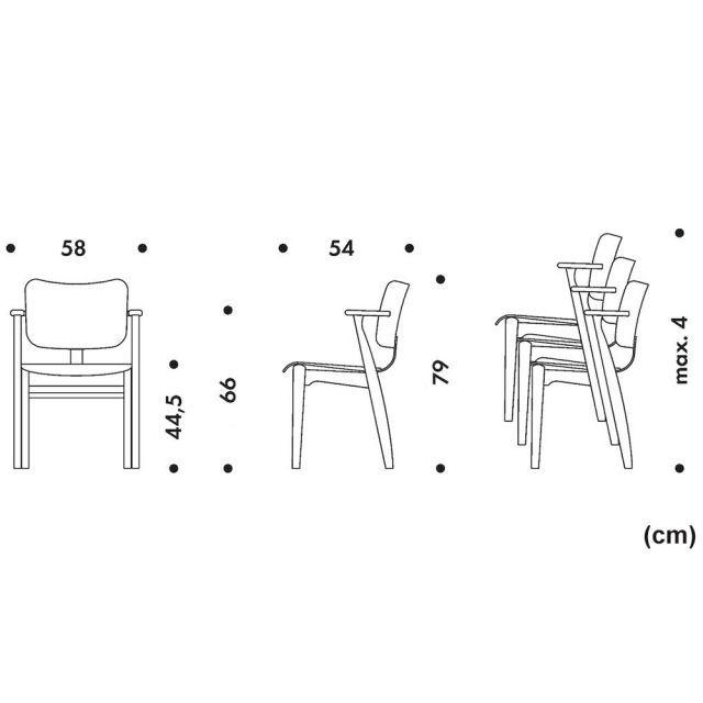 ドムスチェア オーク材 Domus Chair  Artek アルテック｜sempre｜03