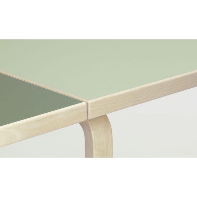 ドロップリーフテーブル DL81C アアルトテーブル ピスタチオ×オリーブ