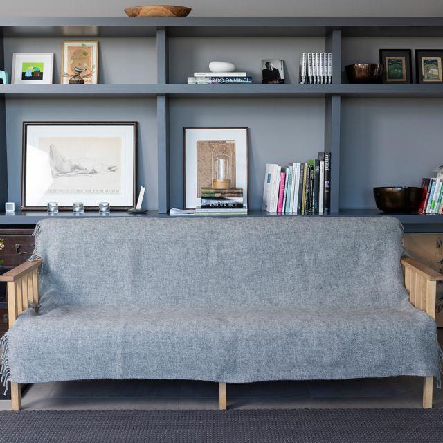 ウールスロー 130×200cm ゴットランド グレー KLIPPAN クリッパン