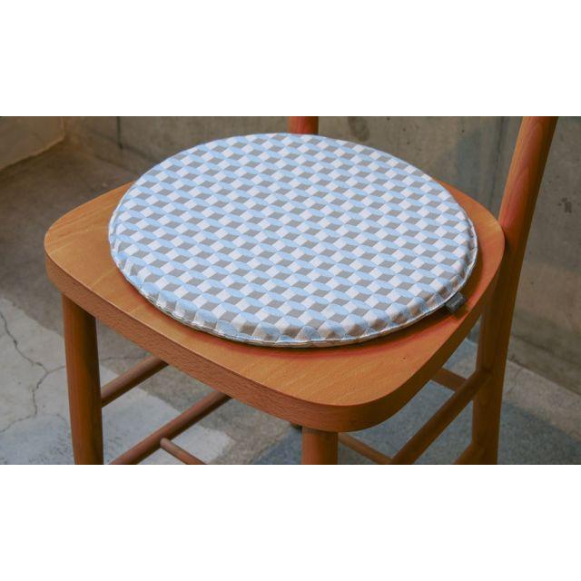 SEMPRE オリジナル シートクッション ラウンド 35cm kijinokanosei Stoolの画像