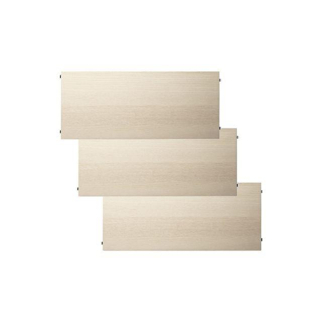 String 壁掛けシェルフ 3段 ナチュラルウッド ストリング シェルフ 78×30cm 3枚入 ウッド String System システム