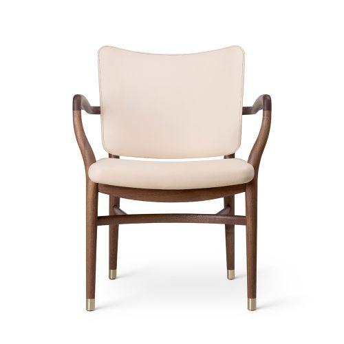 モナークチェア VLA61 マホガニー材 オイル仕上げ レザー SIF90 Carl