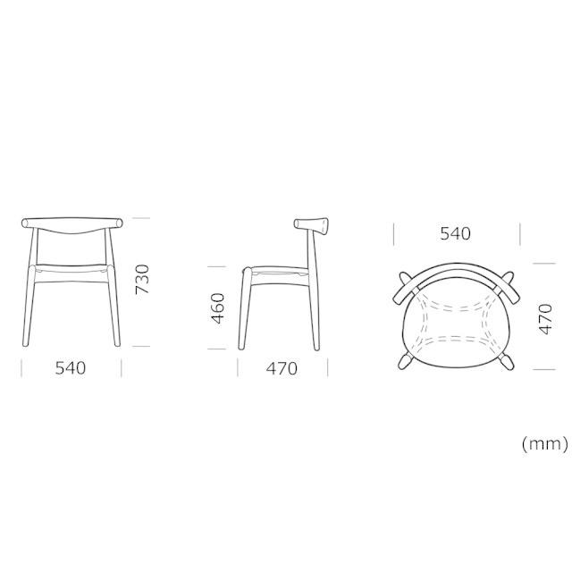CH20 エルボーチェア オーク材 オイル仕上げ THOR307 Carl Hansen