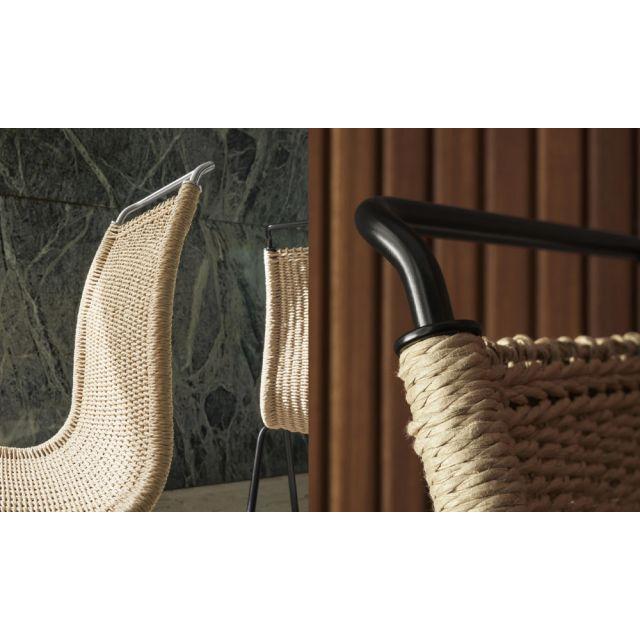 PK1 チェア ナチュラル ペーパーコード ブラック脚 Carl Hansen & Son