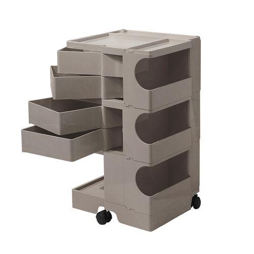 ボビーワゴン3段2トレイ　ジョエコロンボ Joe Colombo（ジョエ・コロンボ） 正規輸入品 BOBY WAGON 3×2 GRAY