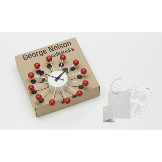 ボールクロック レッド Ball Clock ネルソンクロック vitra ヴィトラ