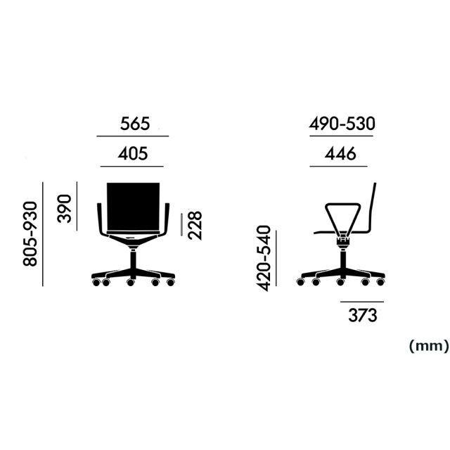 .04 ゼロフォー スタジオチェア ベーシックダーク vitra ヴィトラ_1