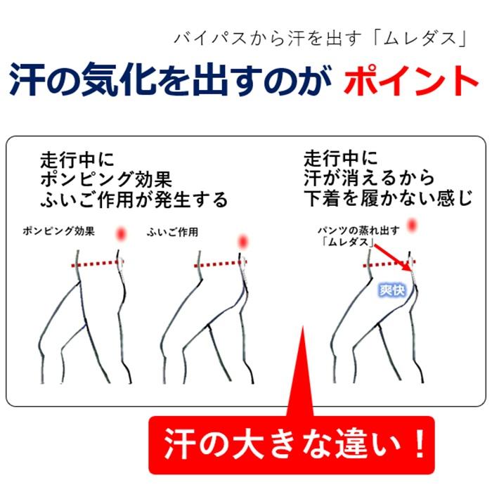 ランニング パンツ メンズ レディース 吸水速乾 接触冷感 パンツ汗対策 ゴム紐で汗の出口がない  唯一パンツの蒸れを出す 冷却グッズ「ムレダス」箱根駅伝等応援 |  | 08