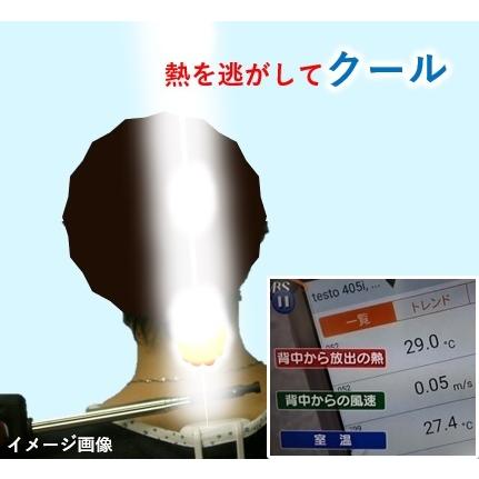 あったかインナー「冬の汗冷え対策」活動時 背中 汗だく 汗 蒸れ 暑さ対策 ヒンヤリ 解消 健康グッズ 魔法の背中クールタイ 着けるだけ 背中冷却 2役 ダイエット |  | 02