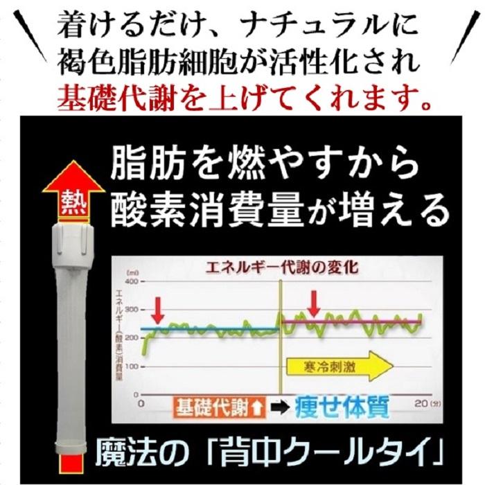 妊活 交感神経・ミトコンドリアを増やす仕組を引き出す 背中クールタイ 一日３０分 着けるだけ 在宅勤務 通勤通学 家事 買い物 有酸素運動 ２役 熱中症対策にも |  | 09