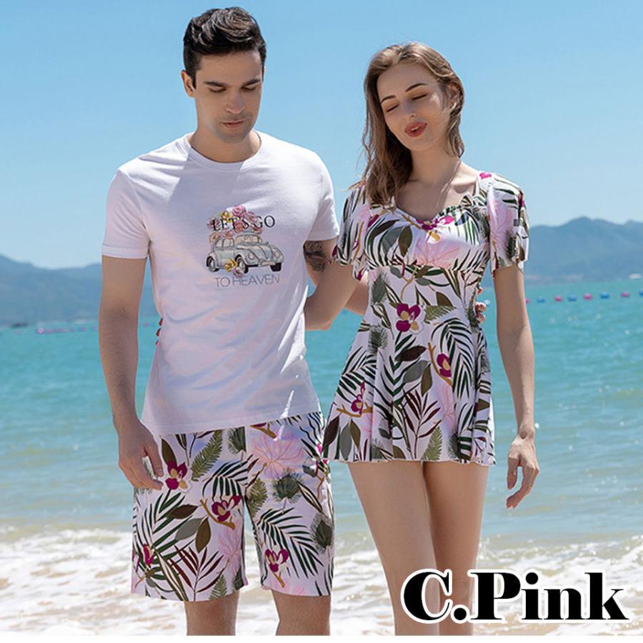 水着 カップルお揃い ペアルック水着/ パンツ 水着ワンピース パット付き松6 楽天市場】ペア水着 ペアルック カップル 水着 ワンピース 水着