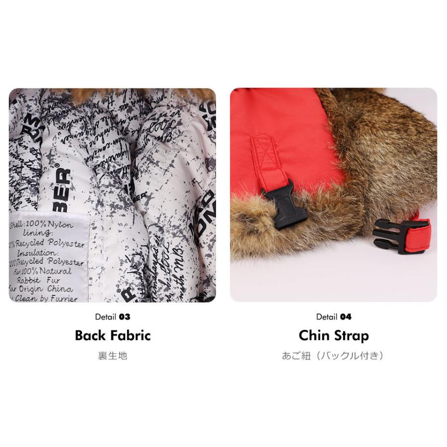 MADBOMBER 正規品 マッドボンバー フライトキャップ メンズ レディース パイロットキャップ ロシア帽 ラビットファー 防寒帽子 耳当て ボンバーハット 宅G |  | 16